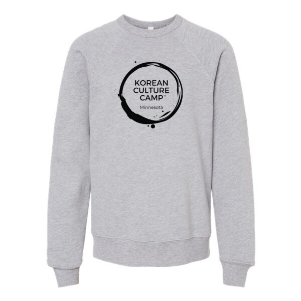 BELLA + CANVAS - Youth Sponge Fleece Crewneck Sweatshirt - Printed Logo Thumbnail