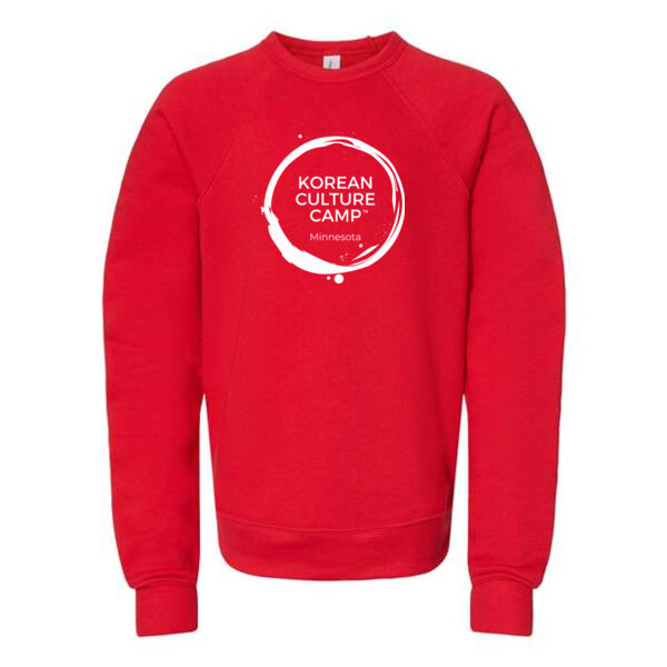 BELLA + CANVAS - Youth Sponge Fleece Crewneck Sweatshirt - Printed Logo Thumbnail
