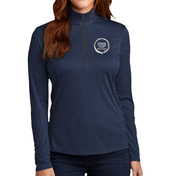 Sport-Tek ® Ladies Endeavor 1/2-Zip Pullover - Embroidered Logo Thumbnail