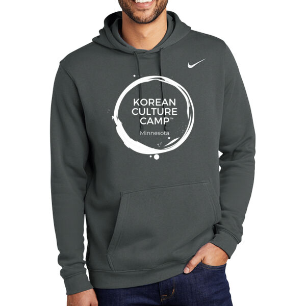 Nike Club Fleece Pullover Hoodie - Printed Logo Thumbnail