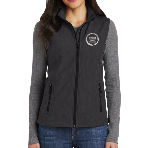 Port Authority® Women's Core Soft Shell Vest - Embroidered Logo Thumbnail