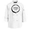 Eight Knot Button Chef Coat with Thermometer Pocket Thumbnail