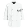 Button Chef Coat with Thermometer Pocket Thumbnail