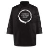 Black Knot Button Chef Coat Thumbnail